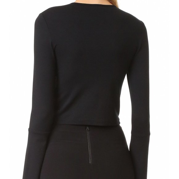 Torn by Ronny Kobo Cece Crop Long Bell Sleeve Top - Picture 2 of 4